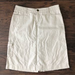 amber sun Linen Blend Skirt